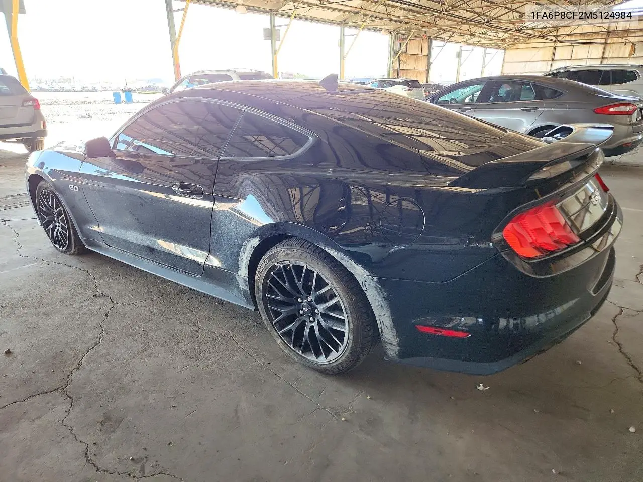 2021 FORD MUSTANG VIN 1FA6P8CF2M5124984 — фото 2