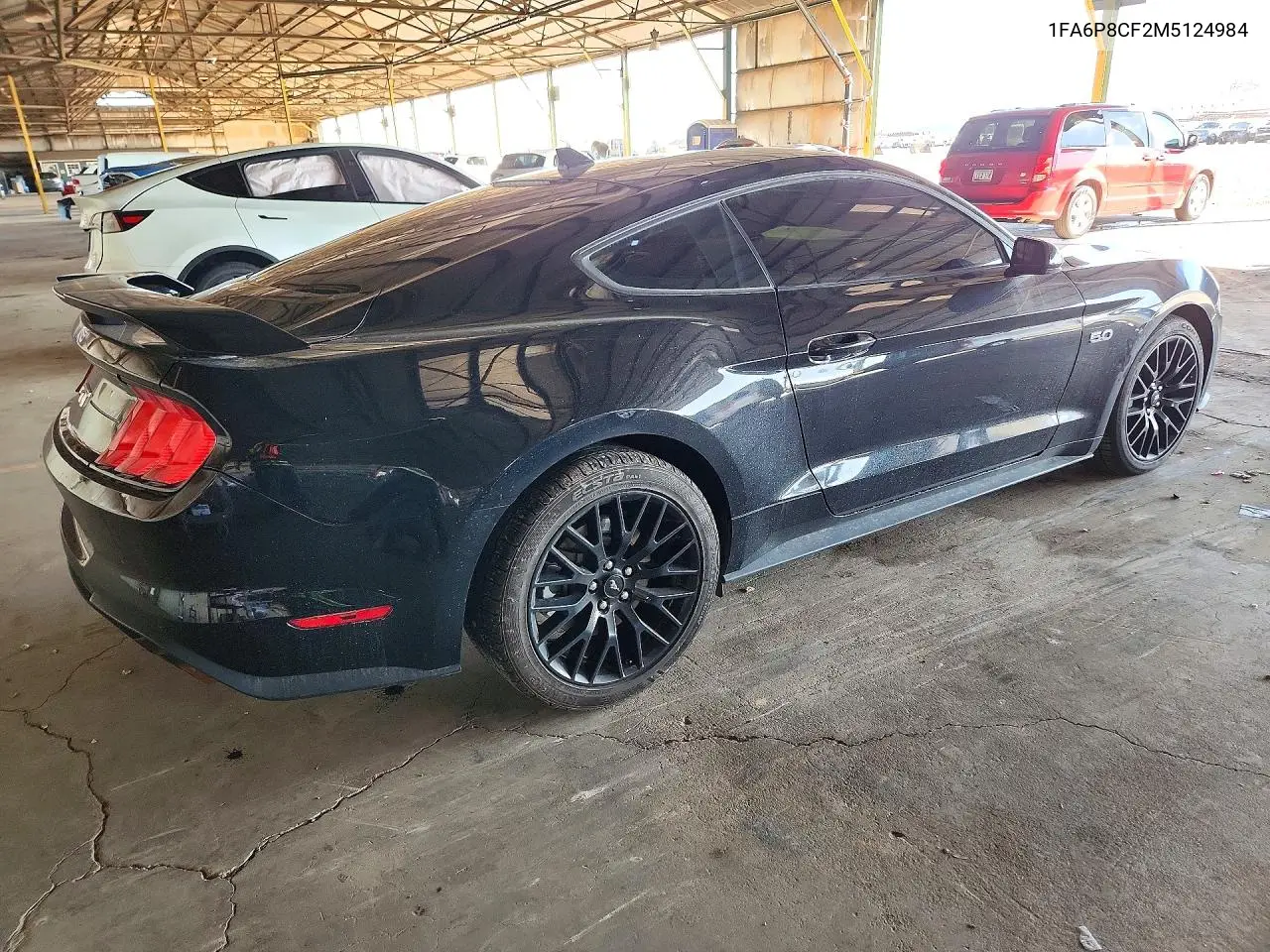 2021 FORD MUSTANG VIN 1FA6P8CF2M5124984 — фото 3