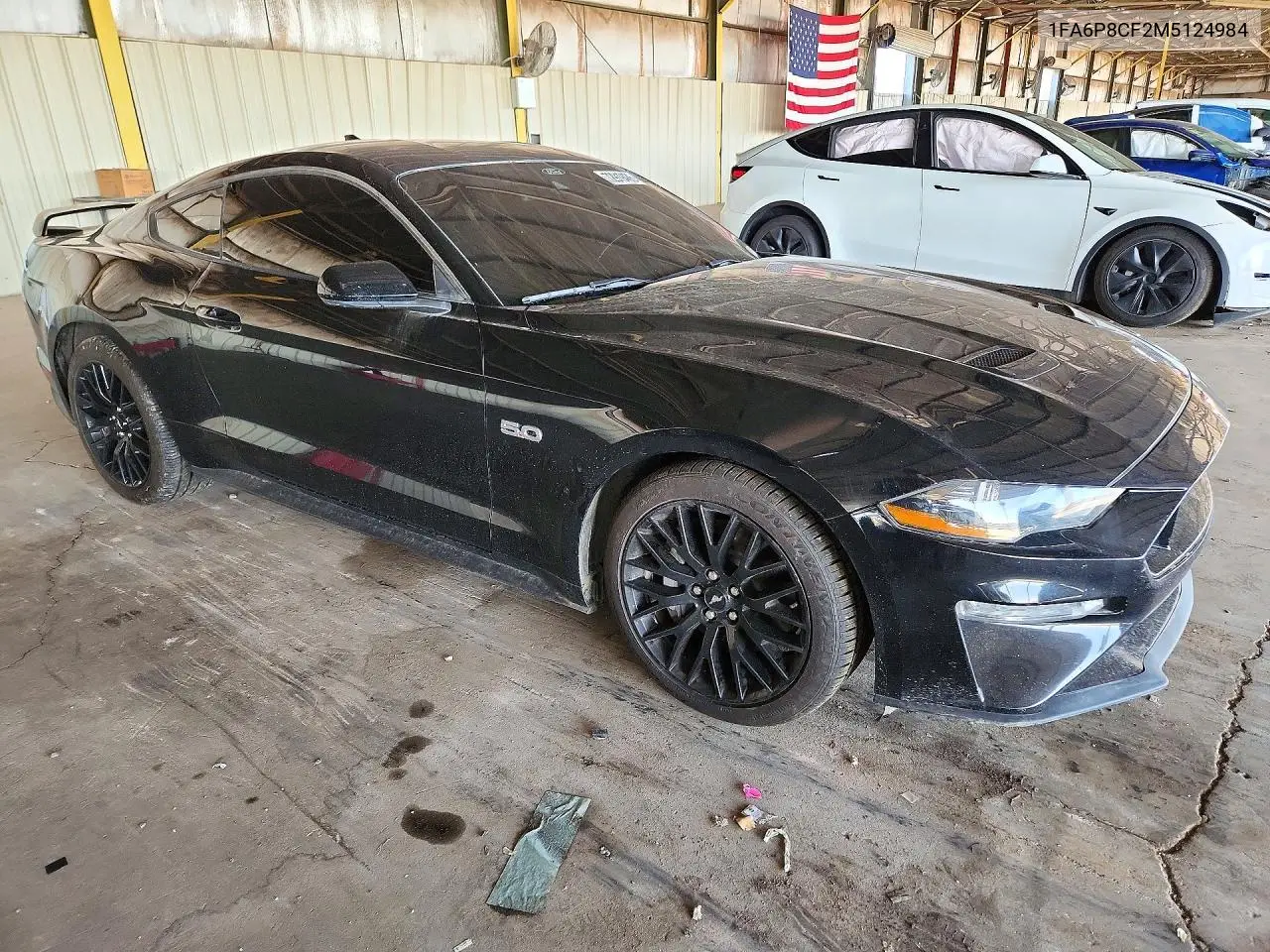 2021 FORD MUSTANG VIN 1FA6P8CF2M5124984 — фото 4