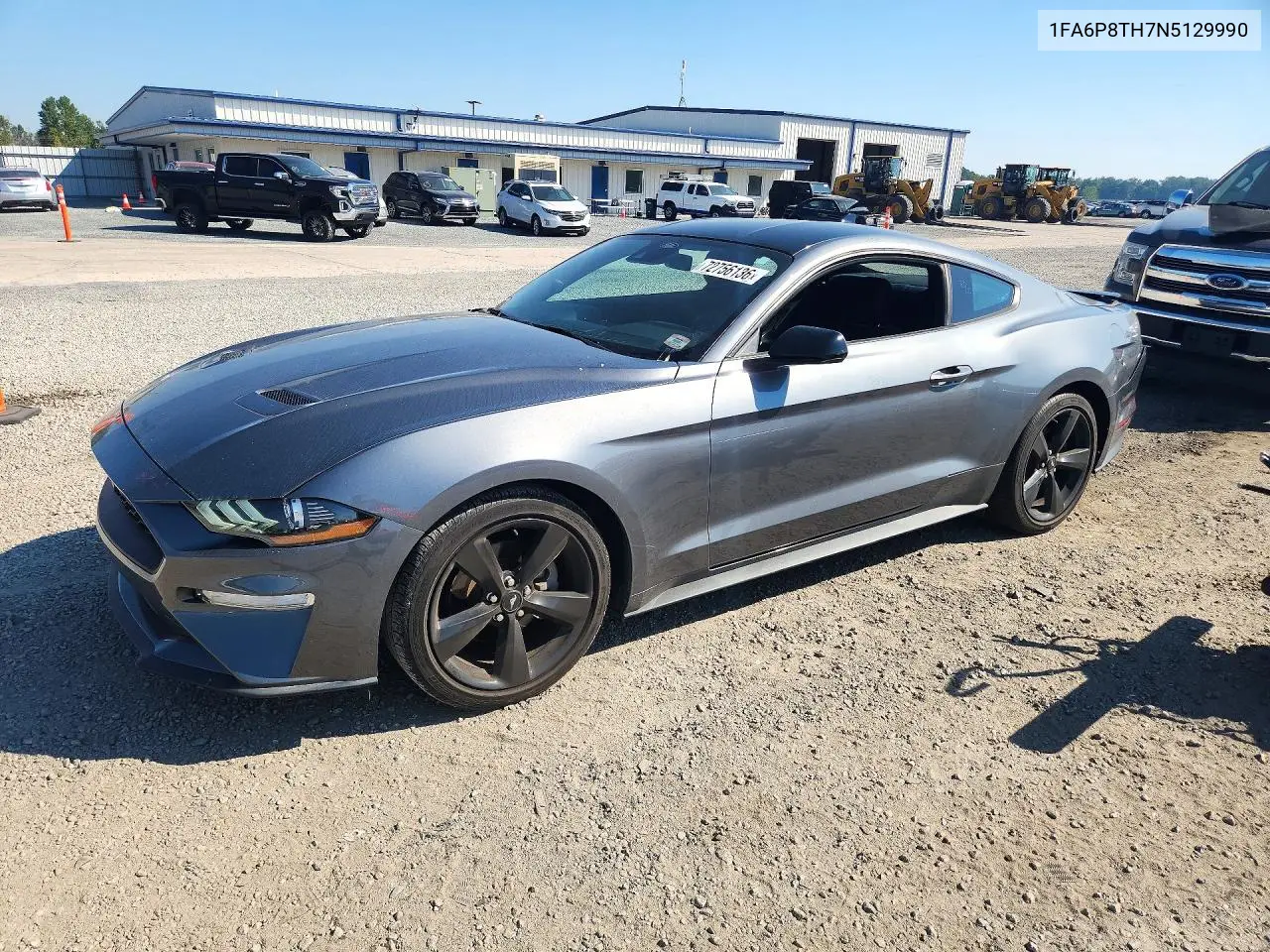 FORD MUSTANG 2022, VIN 1FA6P8TH7N5129990