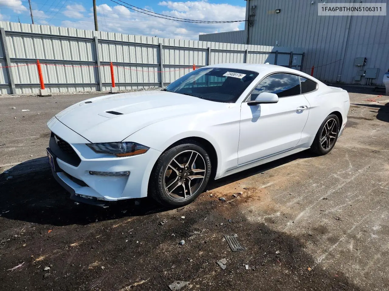 FORD MUSTANG 2022, VIN 1FA6P8TH0N5106311