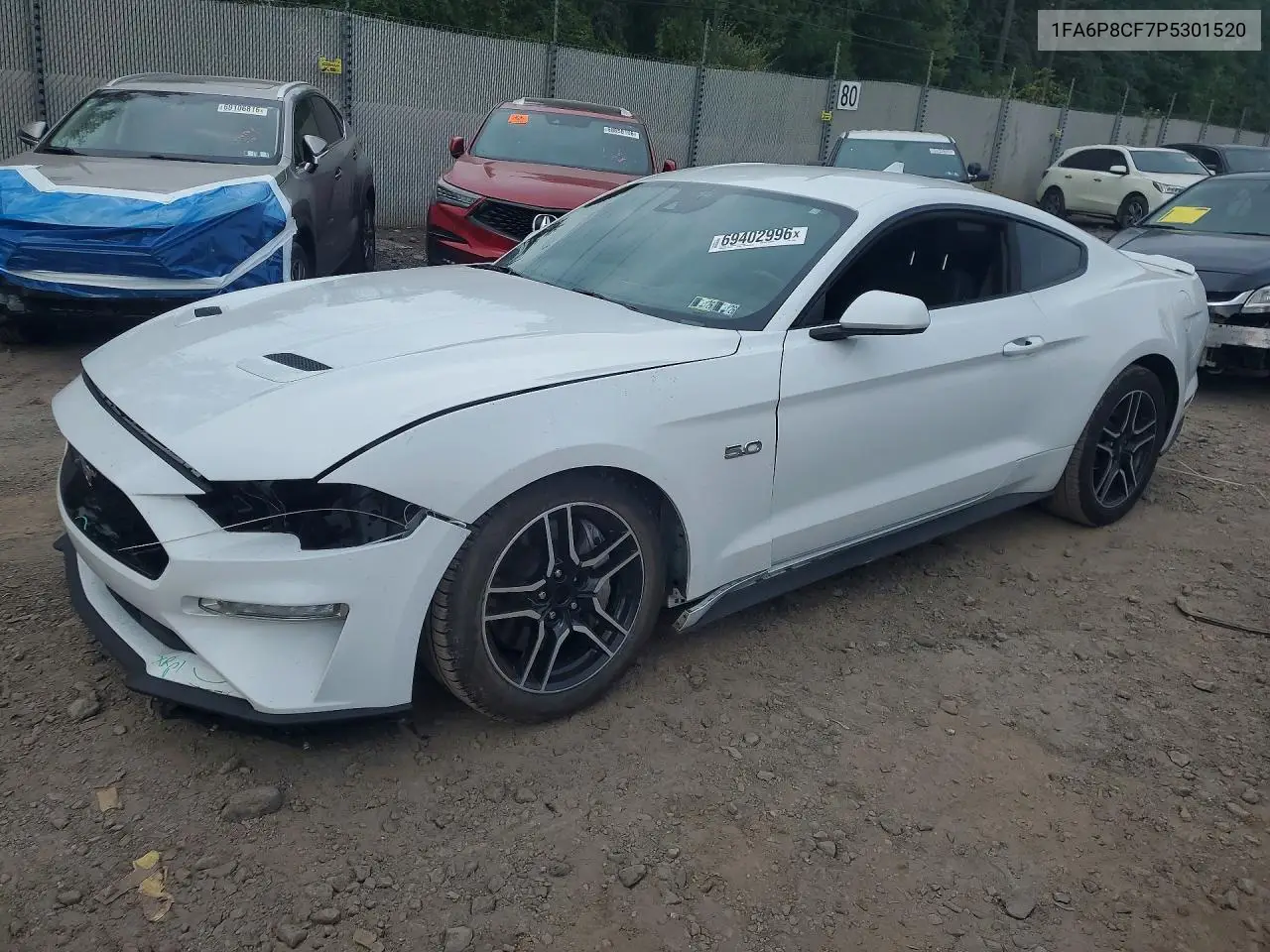 FORD MUSTANG 2023, VIN 1FA6P8CF7P5301520