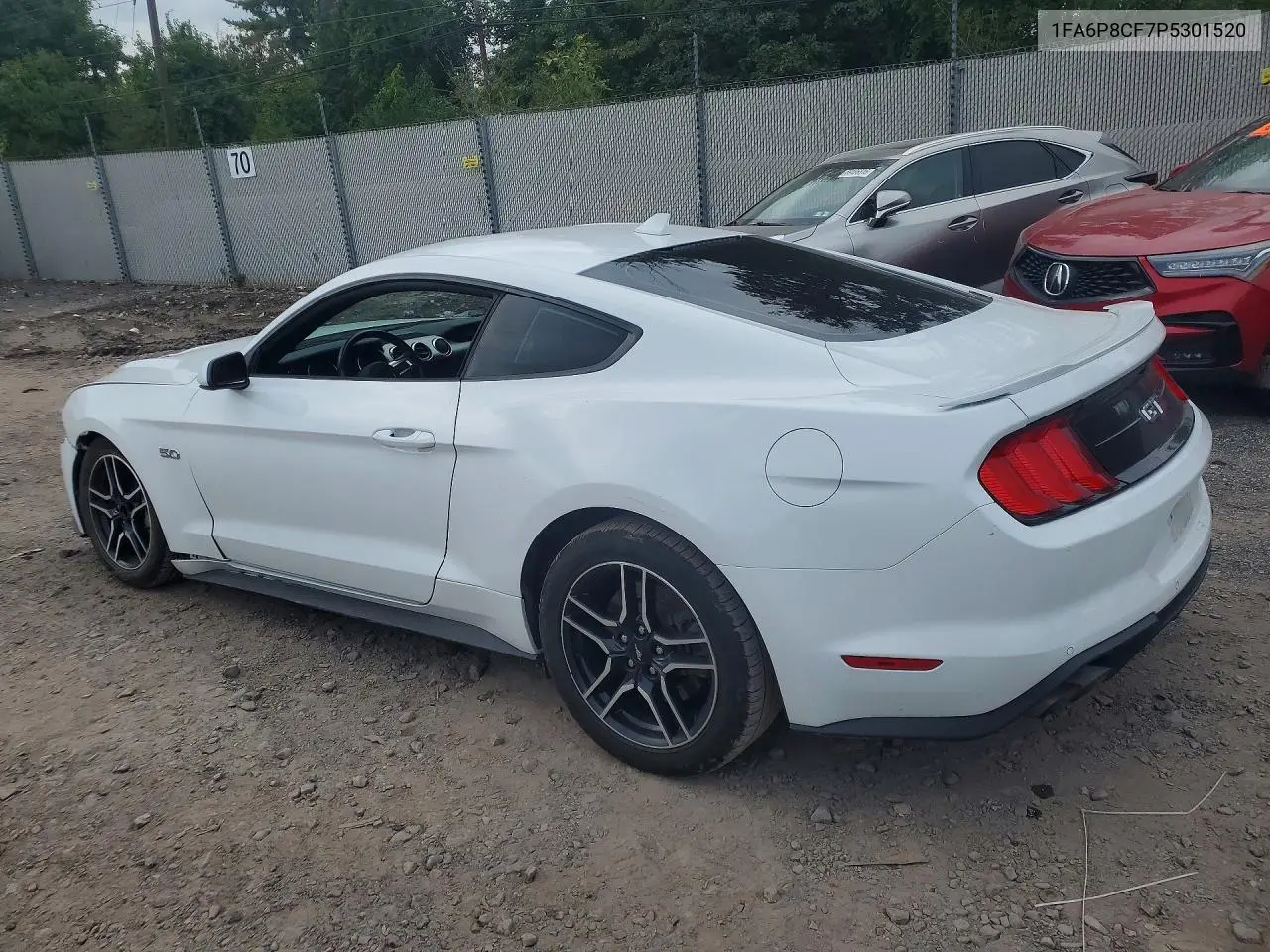 2023 FORD MUSTANG VIN 1FA6P8CF7P5301520 — фото 2
