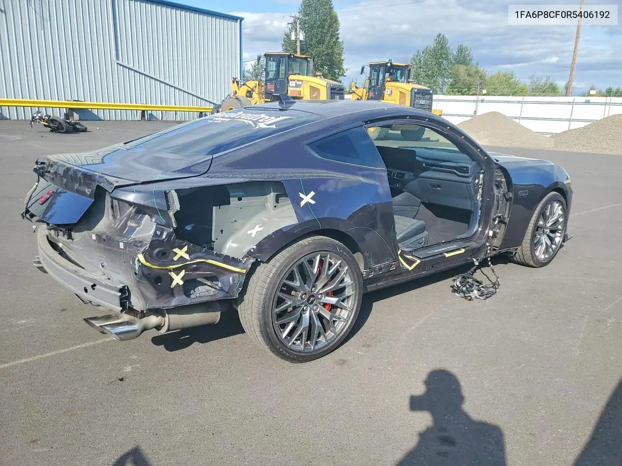 2024 FORD MUSTANG VIN 1FA6P8CF0R5406192 — фото 3