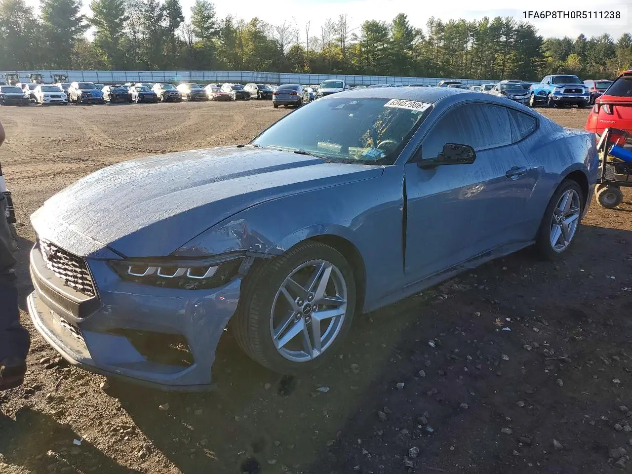 FORD MUSTANG 2024, VIN 1FA6P8TH0R5111238