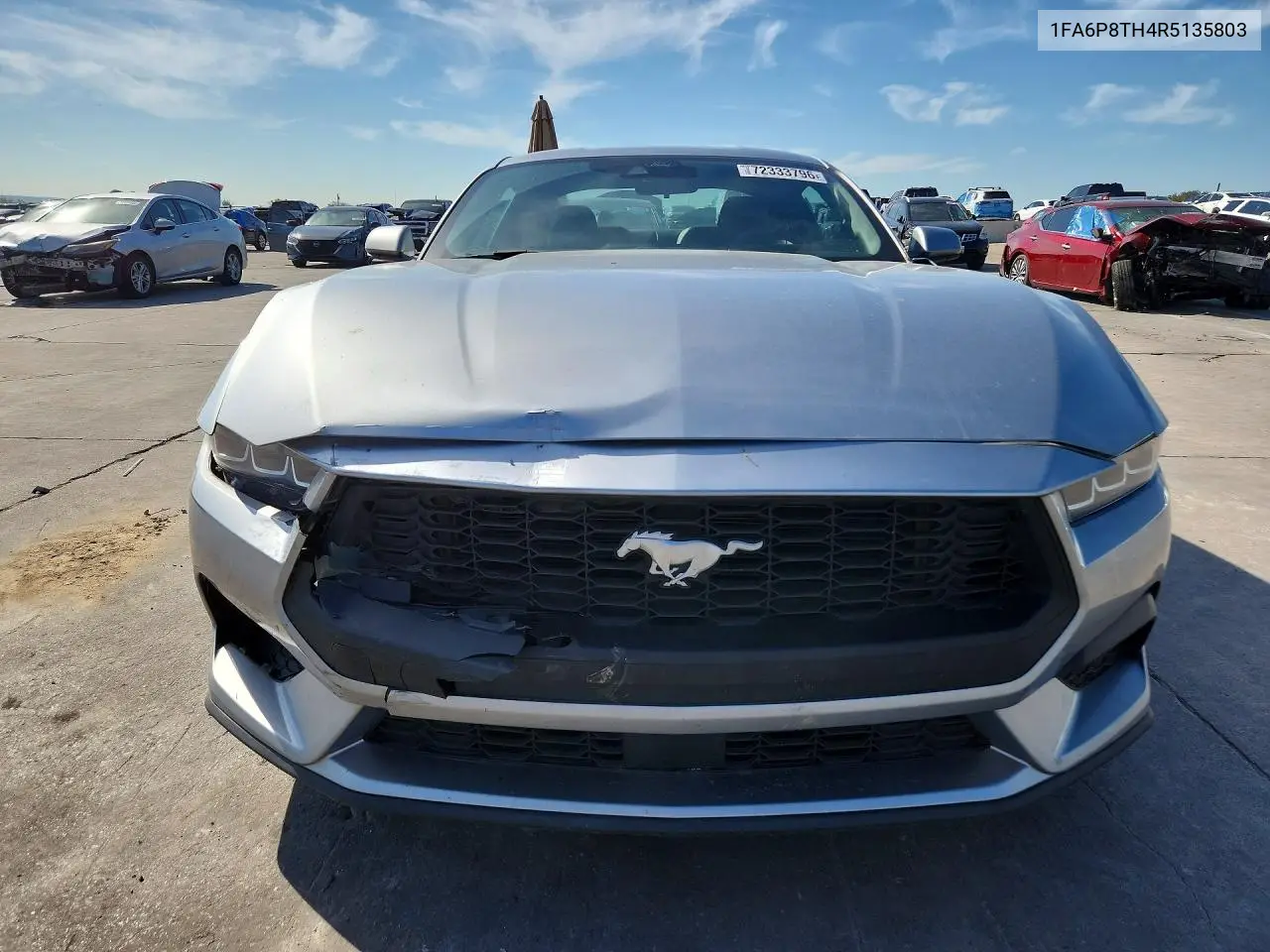 2024 FORD MUSTANG VIN 1FA6P8TH4R5135803 — фото 5