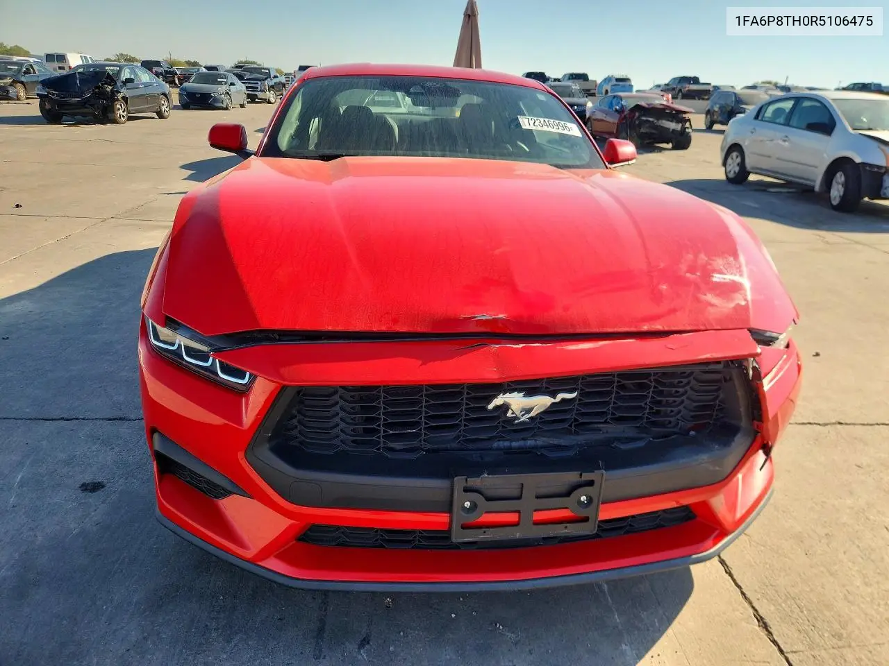 2024 FORD MUSTANG VIN 1FA6P8TH0R5106475 — фото 5