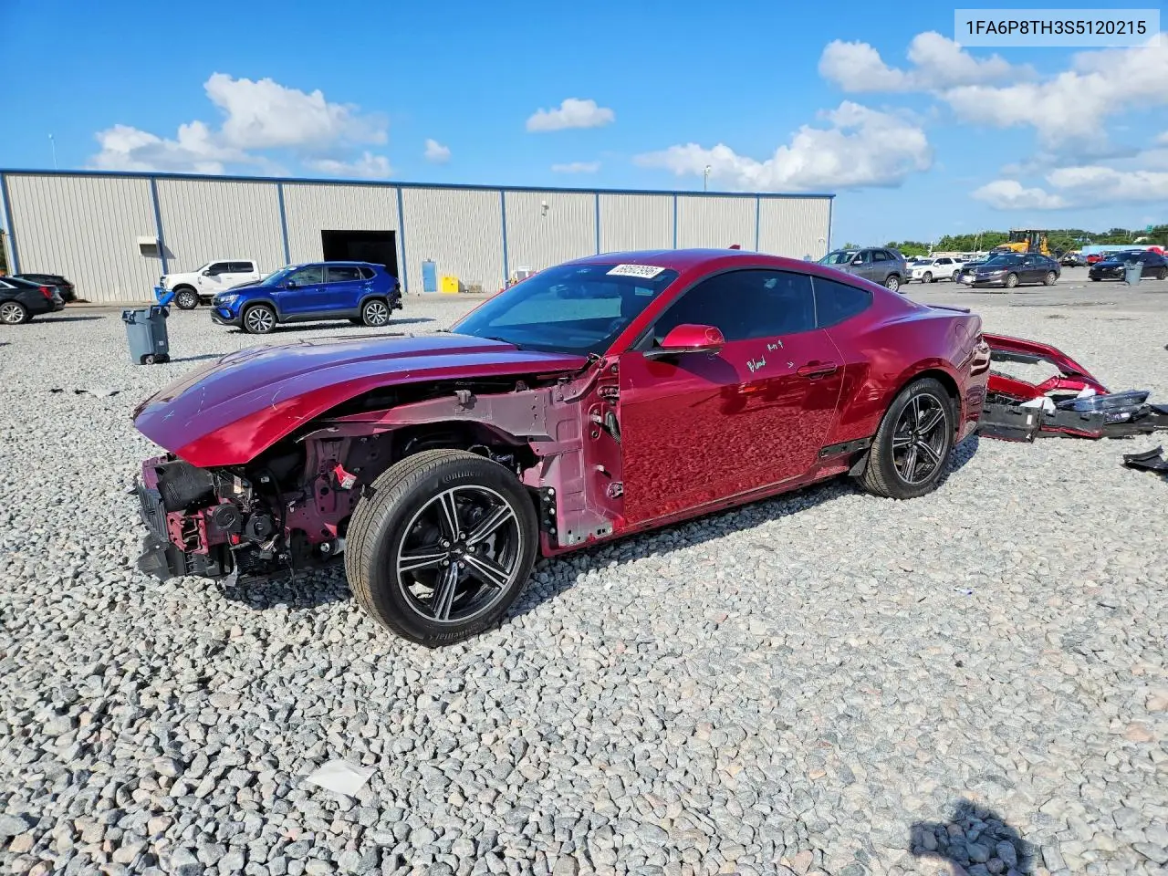 FORD MUSTANG 2025, VIN 1FA6P8TH3S5120215