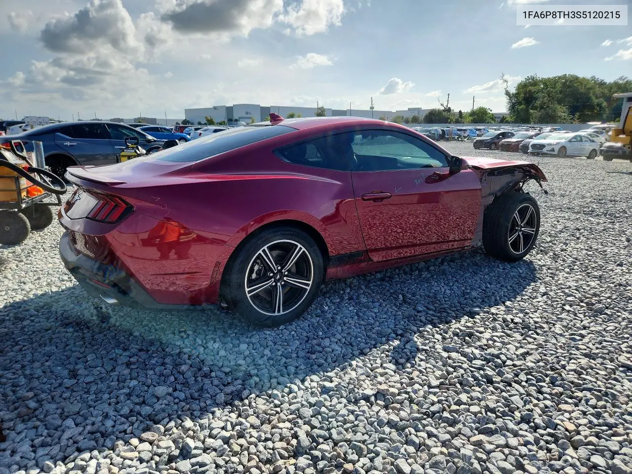 2025 FORD MUSTANG VIN 1FA6P8TH3S5120215 — фото 3