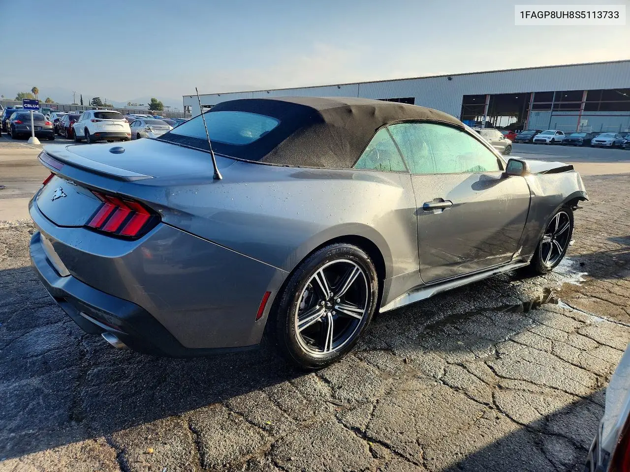 2025 FORD MUSTANG VIN 1FAGP8UH8S5113733 — фото 3