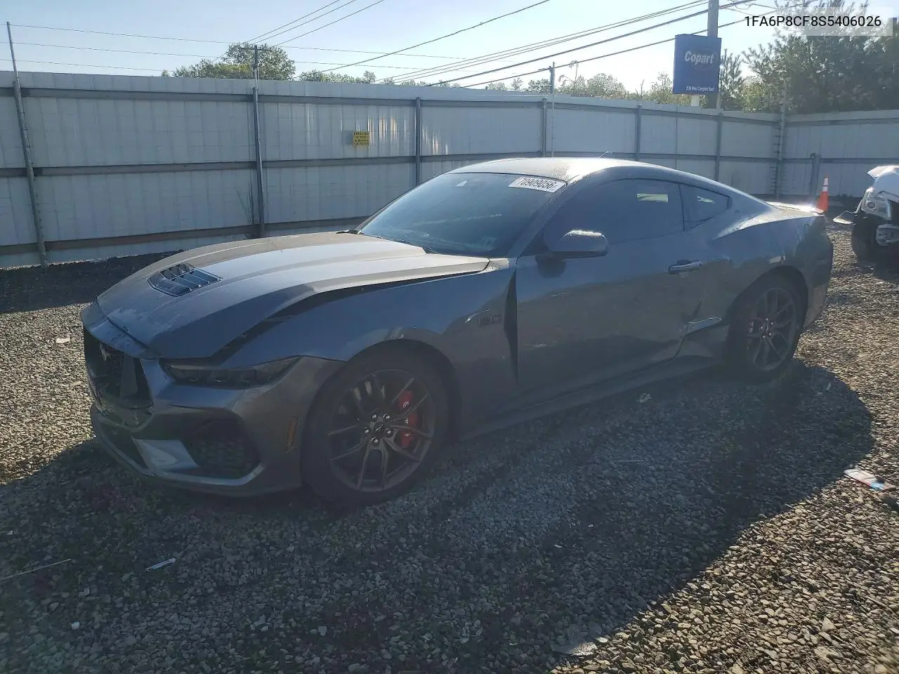 FORD MUSTANG 2025, VIN 1FA6P8CF8S5406026