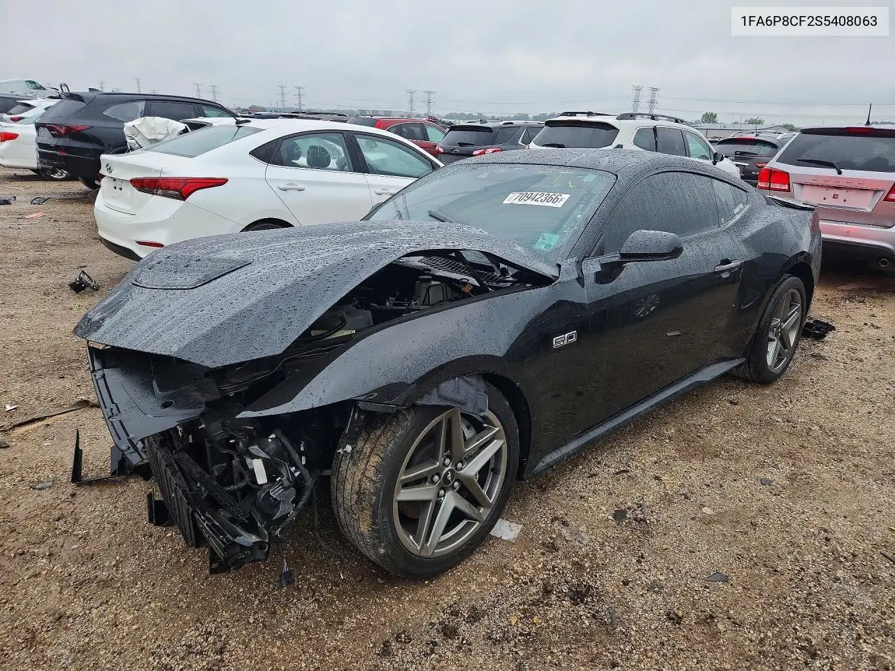 FORD MUSTANG 2025, VIN 1FA6P8CF2S5408063