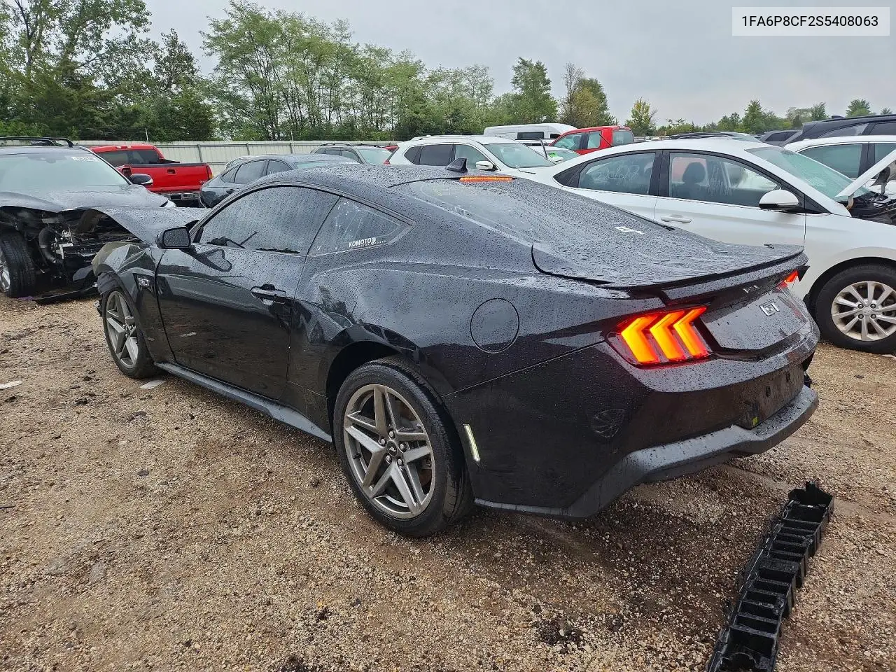 2025 FORD MUSTANG VIN 1FA6P8CF2S5408063 — фото 2