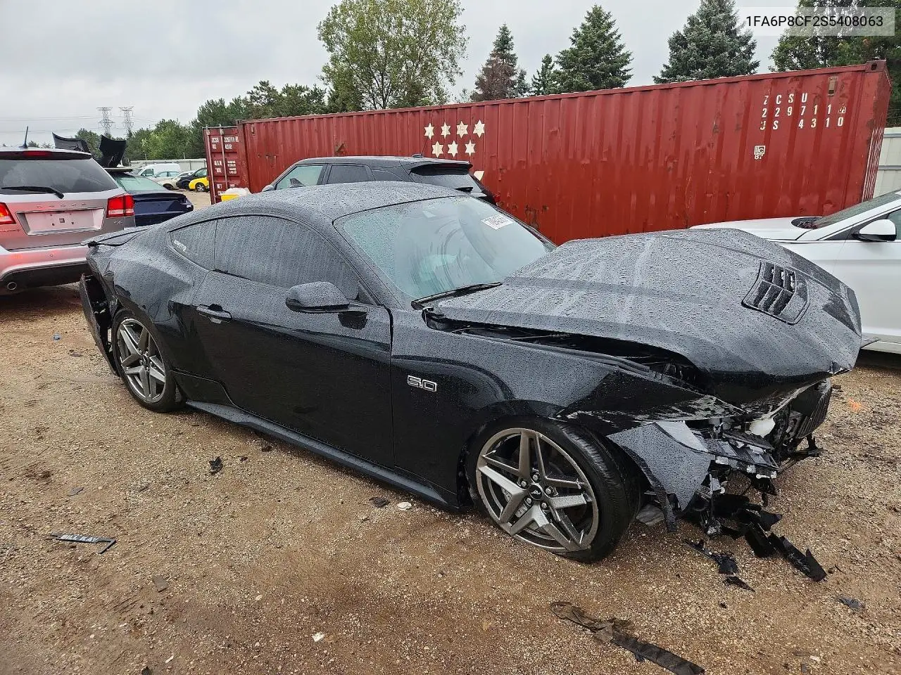 2025 FORD MUSTANG VIN 1FA6P8CF2S5408063 — фото 4