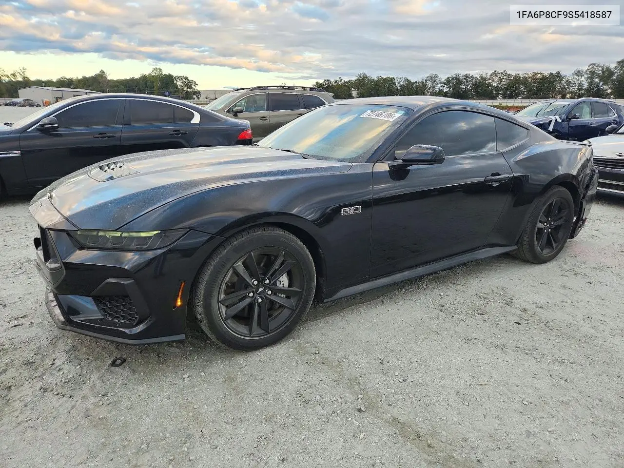 FORD MUSTANG 2025, VIN 1FA6P8CF9S5418587