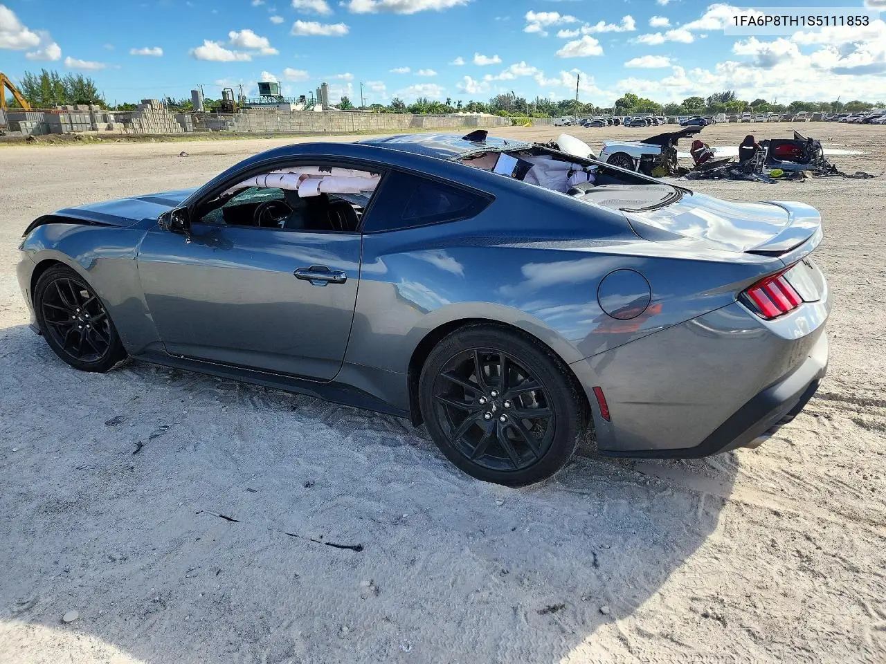 2025 FORD MUSTANG VIN 1FA6P8TH1S5111853 — фото 2