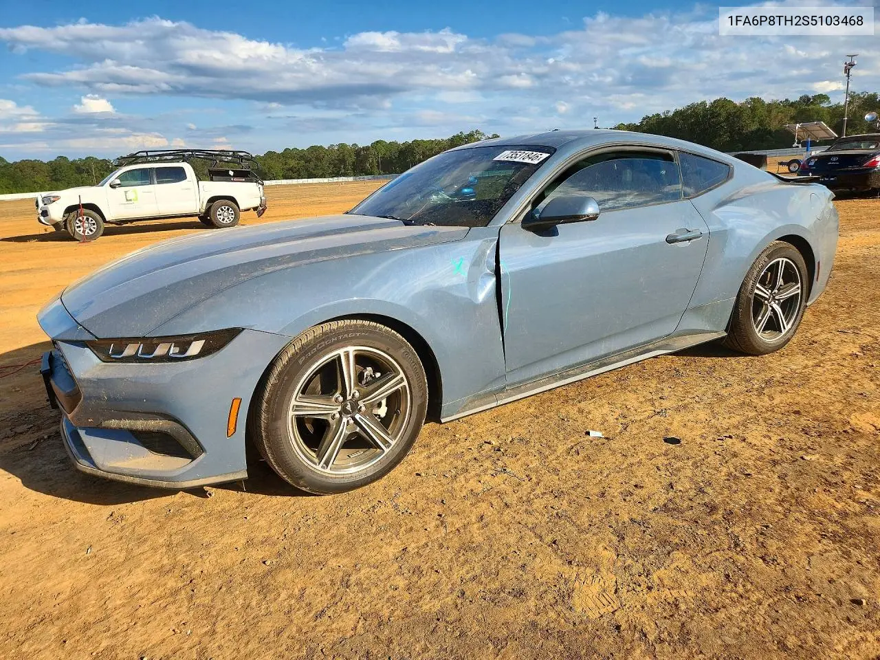 FORD MUSTANG 2025, VIN 1FA6P8TH2S5103468