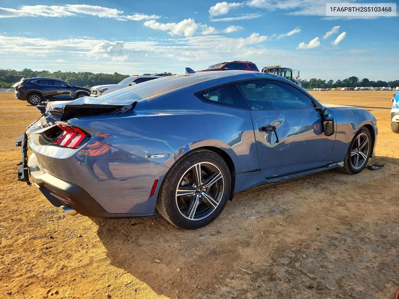 2025 FORD MUSTANG VIN 1FA6P8TH2S5103468 — фото 3