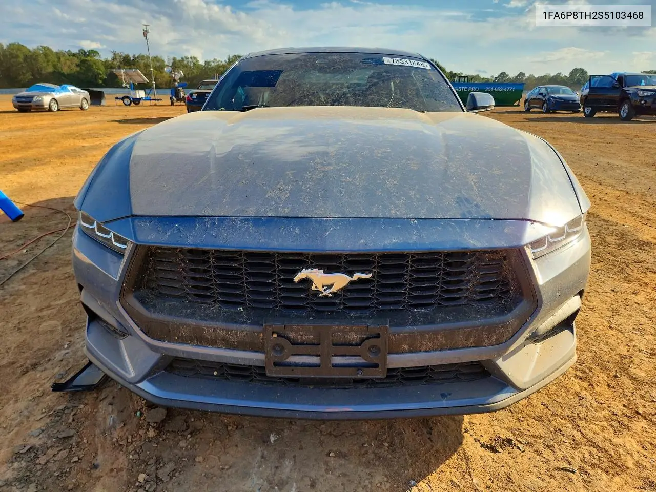 2025 FORD MUSTANG VIN 1FA6P8TH2S5103468 — фото 5