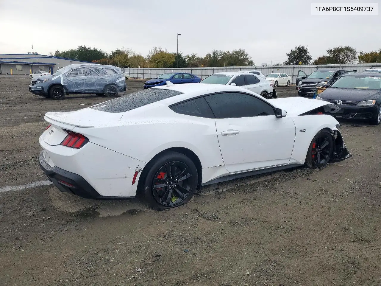 2025 FORD MUSTANG VIN 1FA6P8CF1S5409737 — фото 3