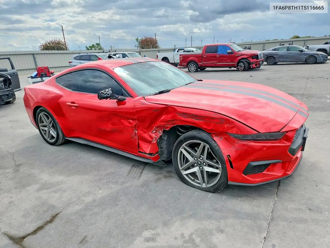 2026 FORD MUSTANG VIN 1FA6P8TH1T5116665 — фото 4