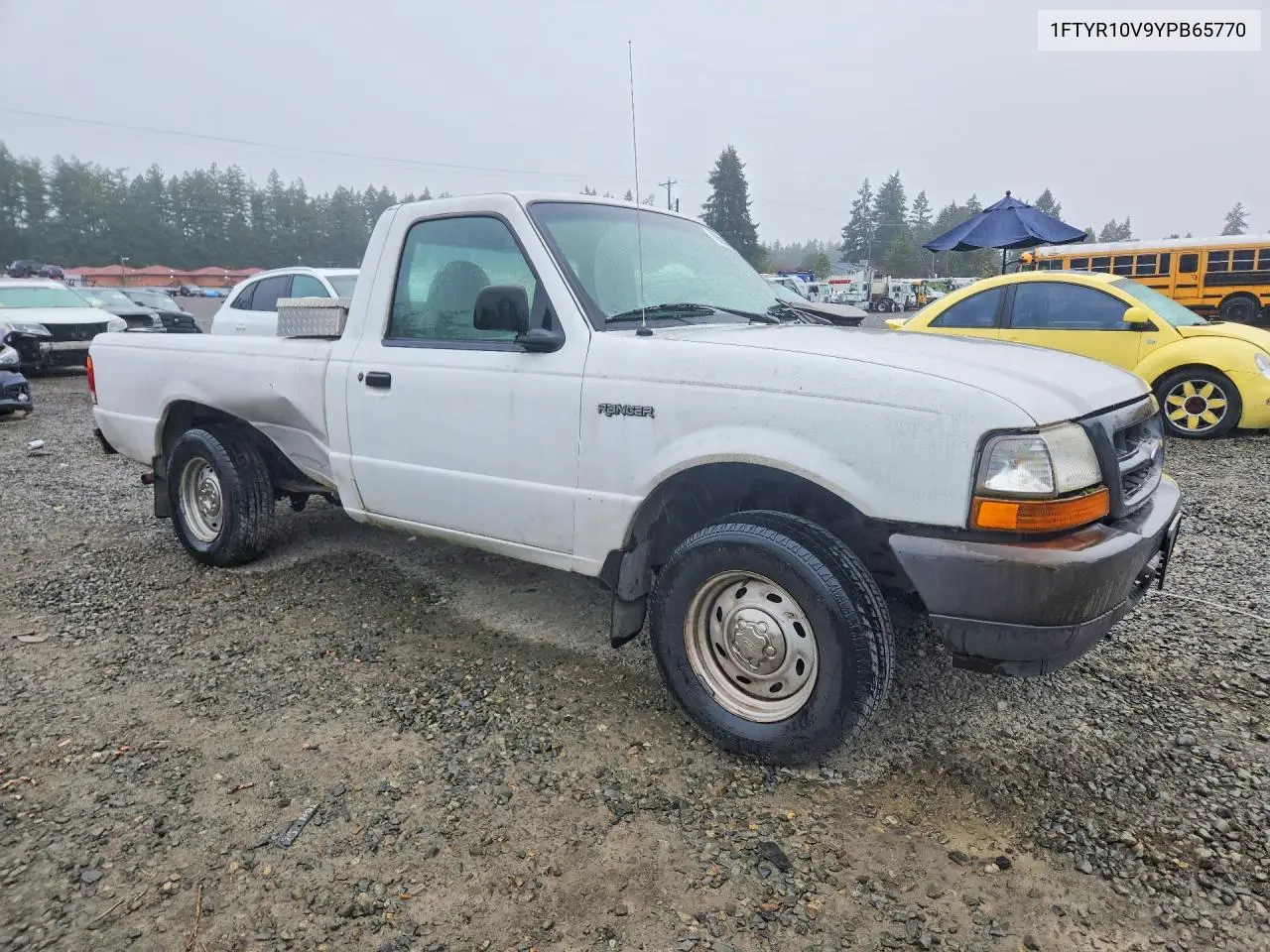 2000 FORD RANGER VIN 1FTYR10V9YPB65770 — фото 4