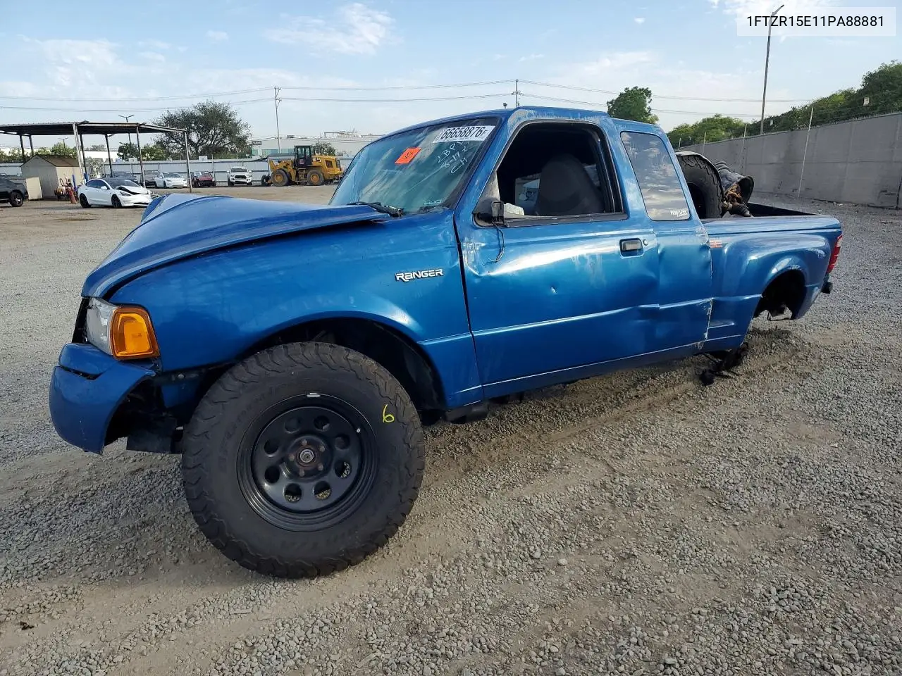 FORD RANGER 2001, VIN 1FTZR15E11PA88881