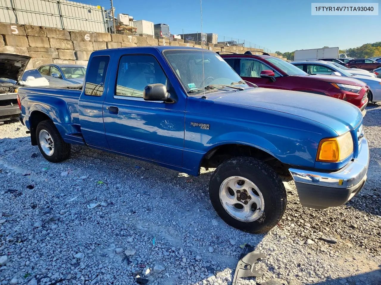2001 FORD RANGER VIN 1FTYR14V71TA93040 — фото 4