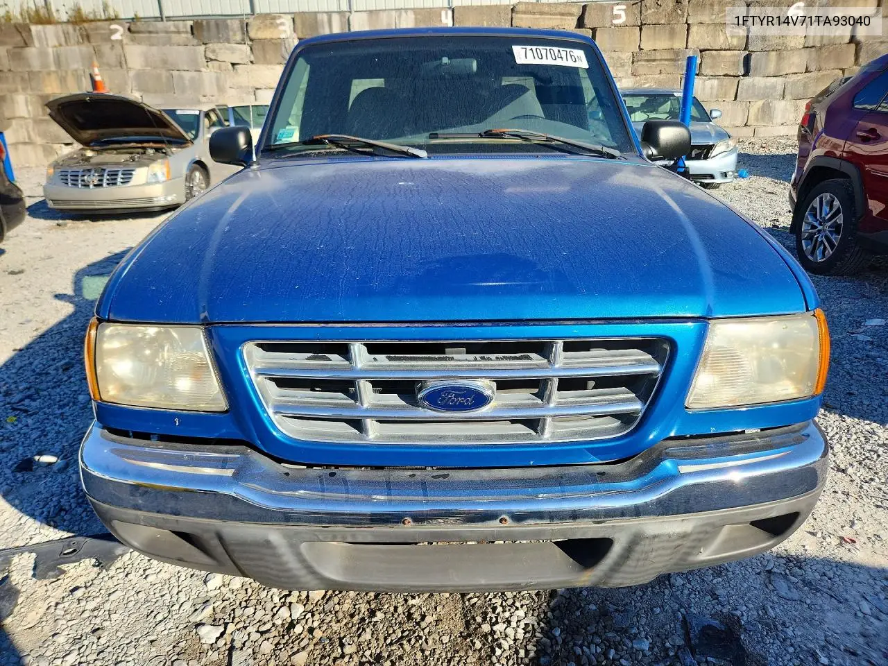 2001 FORD RANGER VIN 1FTYR14V71TA93040 — фото 5