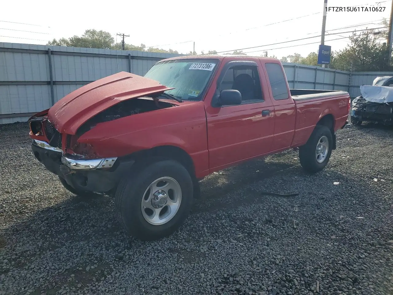 FORD RANGER 2001, VIN 1FTZR15U61TA10627