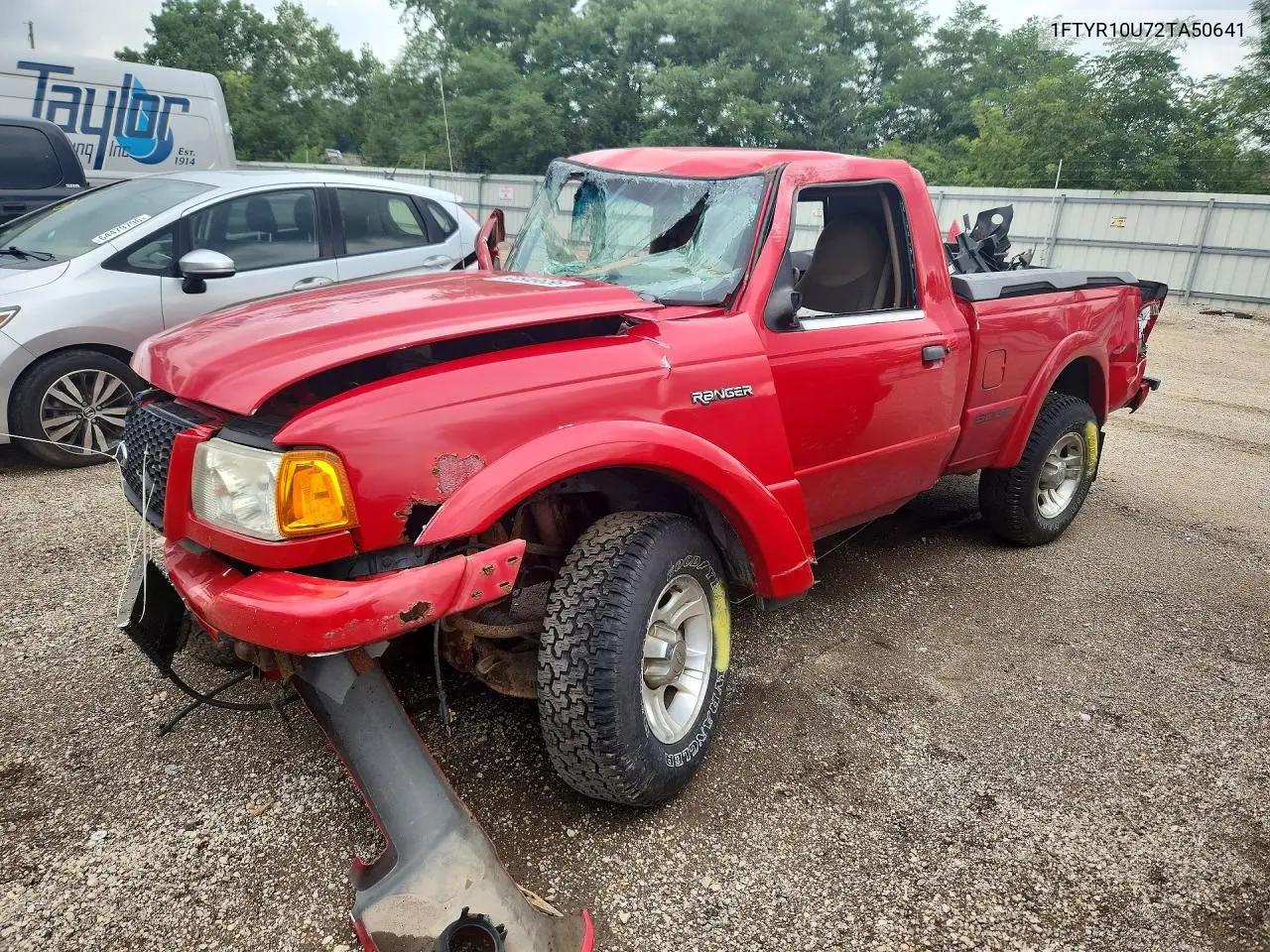 FORD RANGER 2002, VIN 1FTYR10U72TA50641