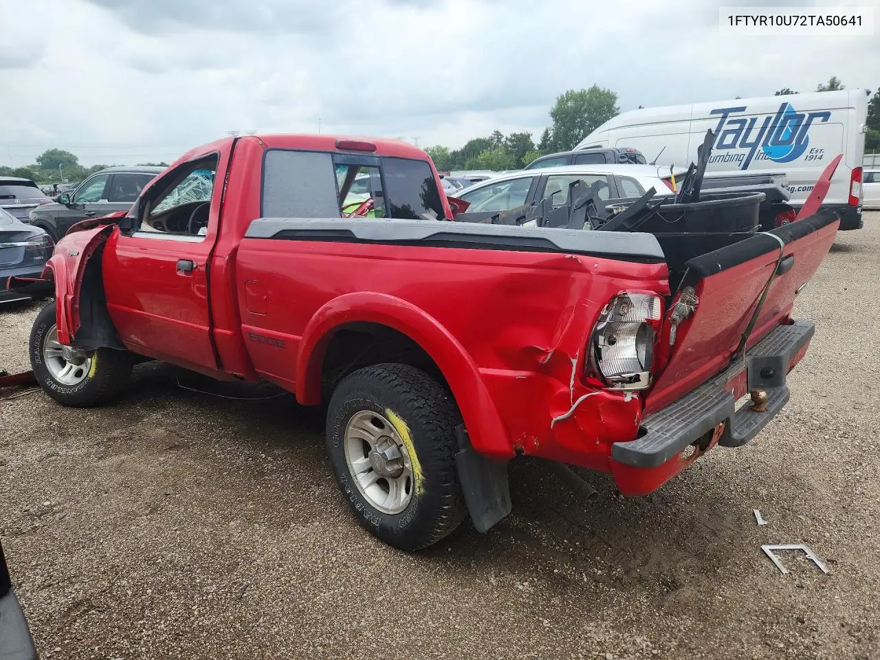 2002 FORD RANGER VIN 1FTYR10U72TA50641 — фото 2