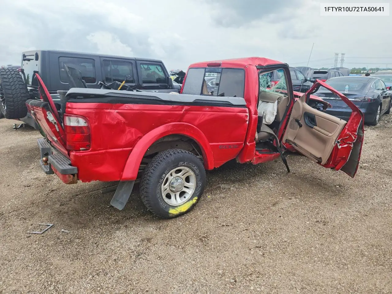 2002 FORD RANGER VIN 1FTYR10U72TA50641 — фото 3