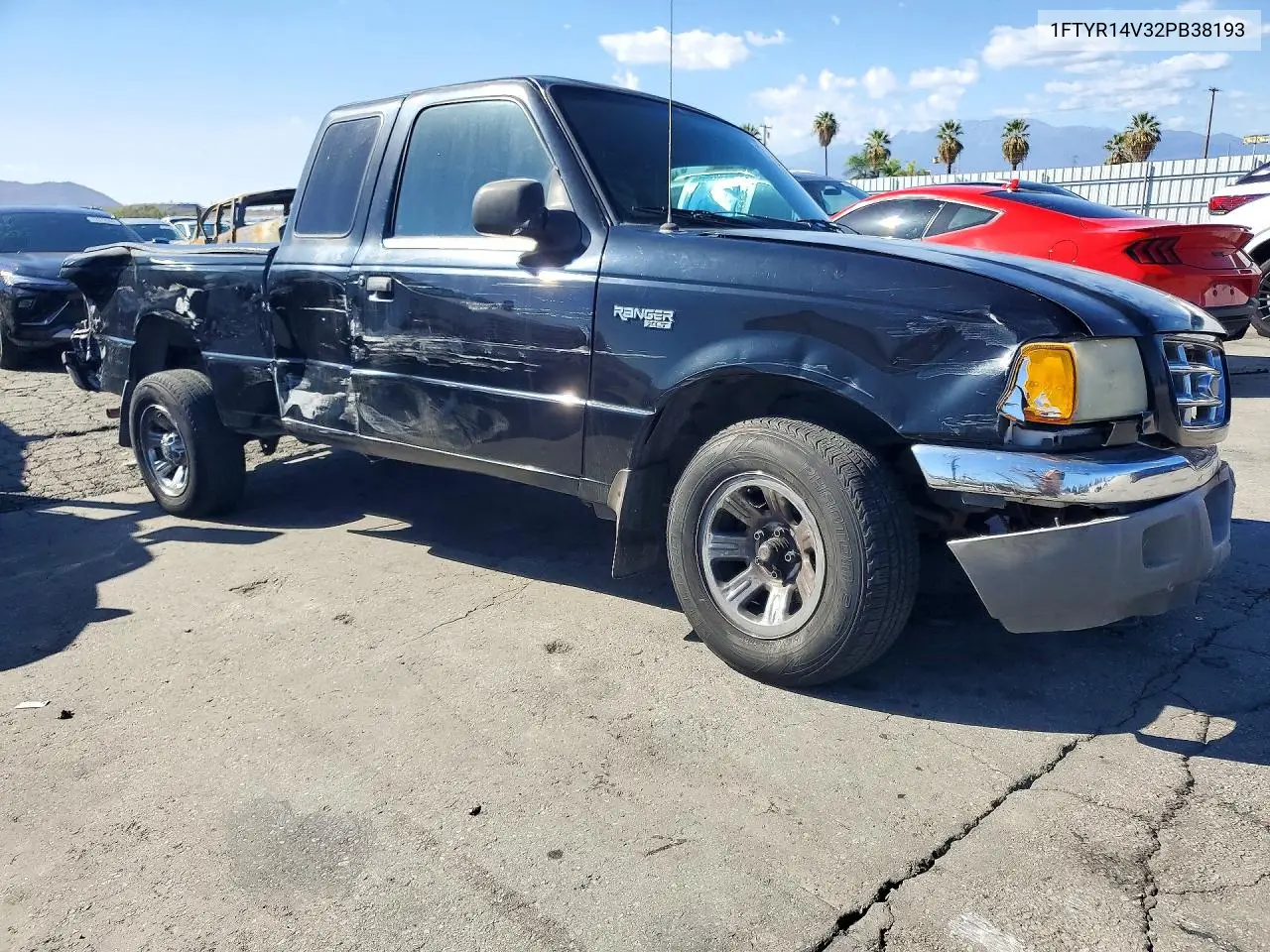 2002 FORD RANGER VIN 1FTYR14V32PB38193 — фото 4