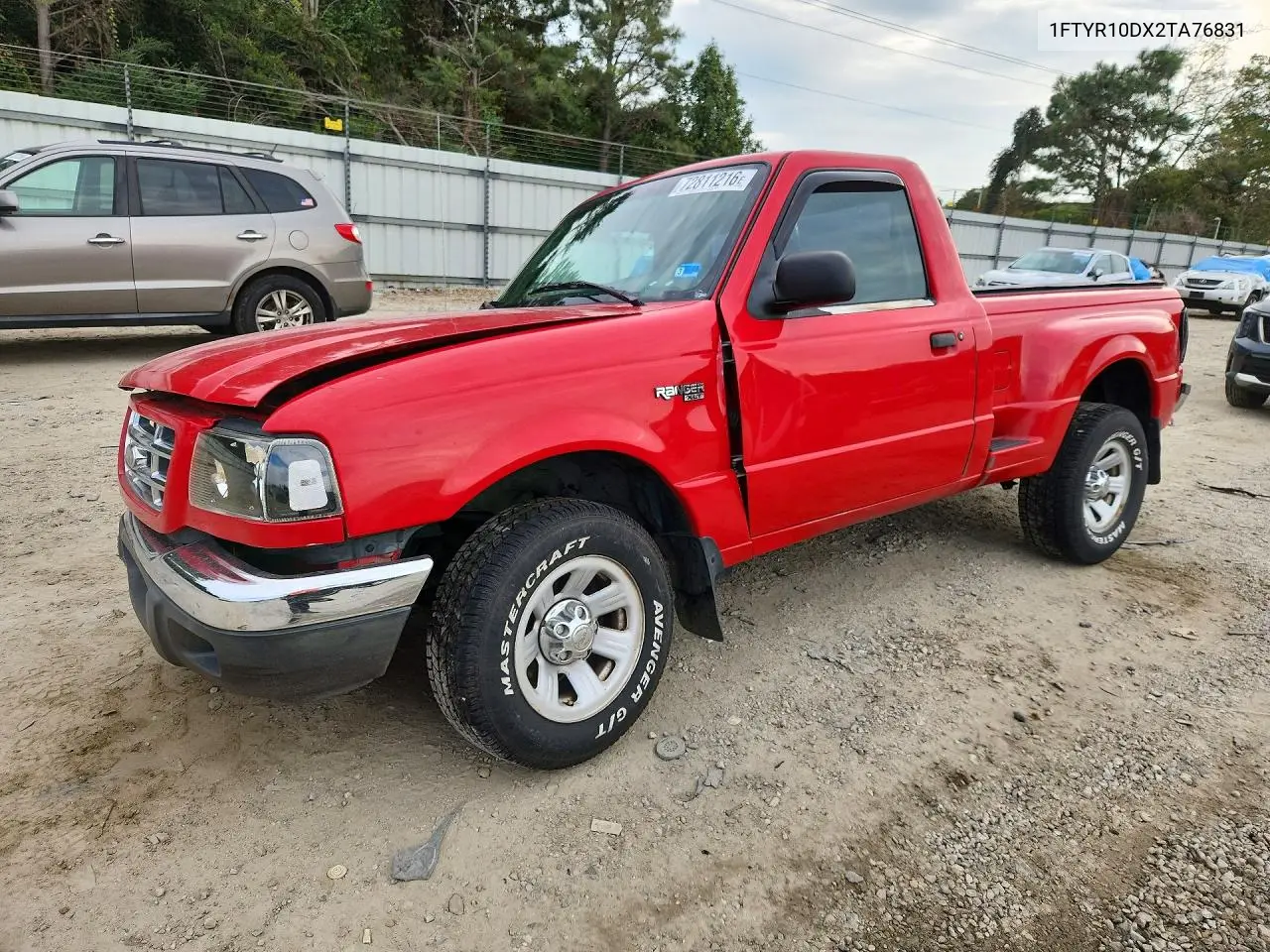 FORD RANGER 2002, VIN 1FTYR10DX2TA76831