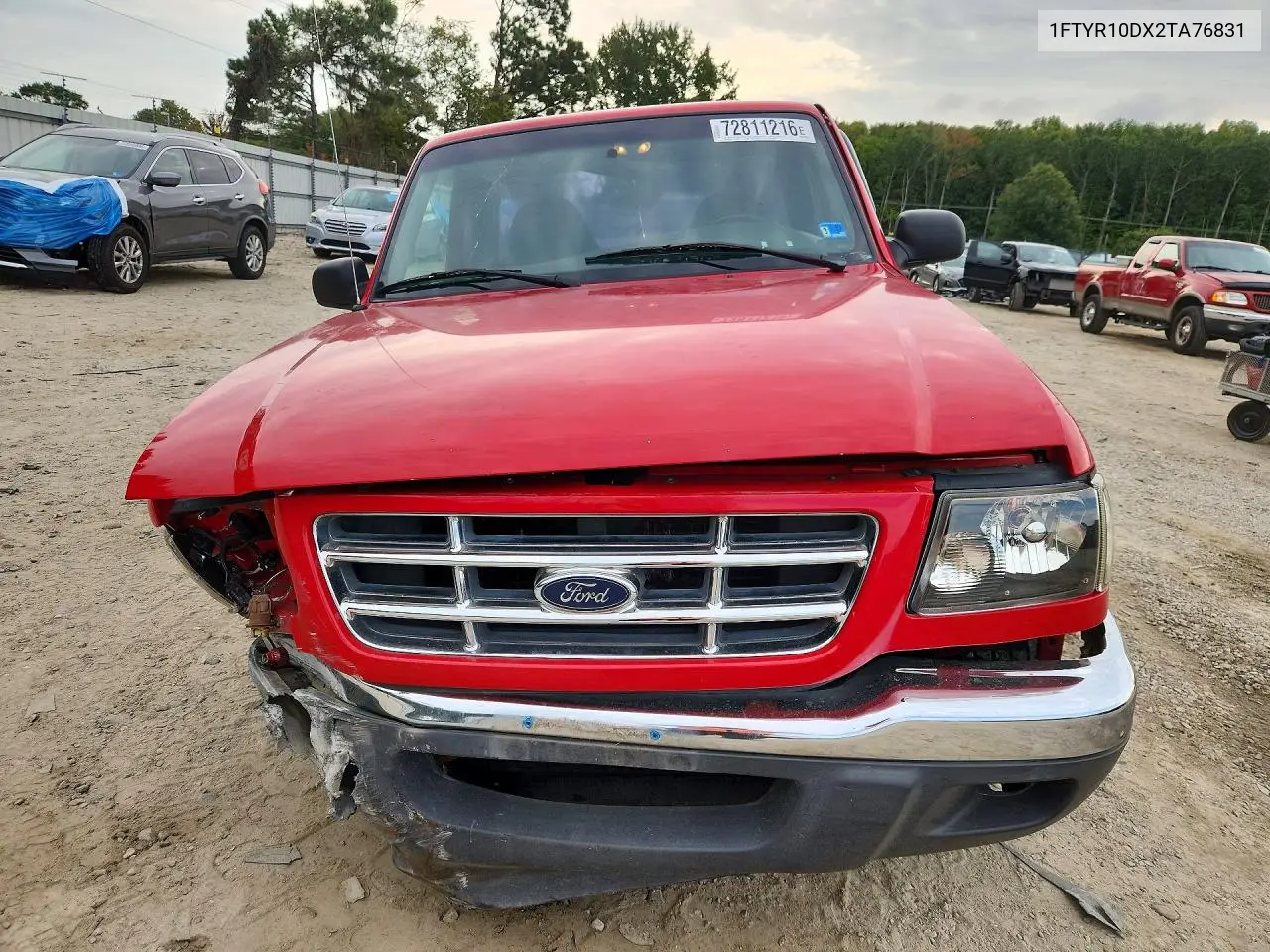 2002 FORD RANGER VIN 1FTYR10DX2TA76831 — фото 5