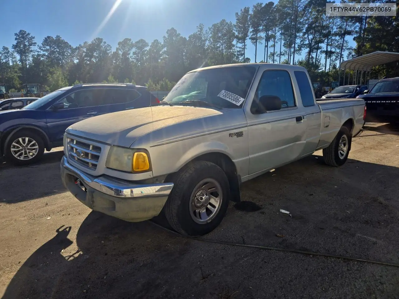 FORD RANGER 2002, VIN 1FTYR44V62PB70069
