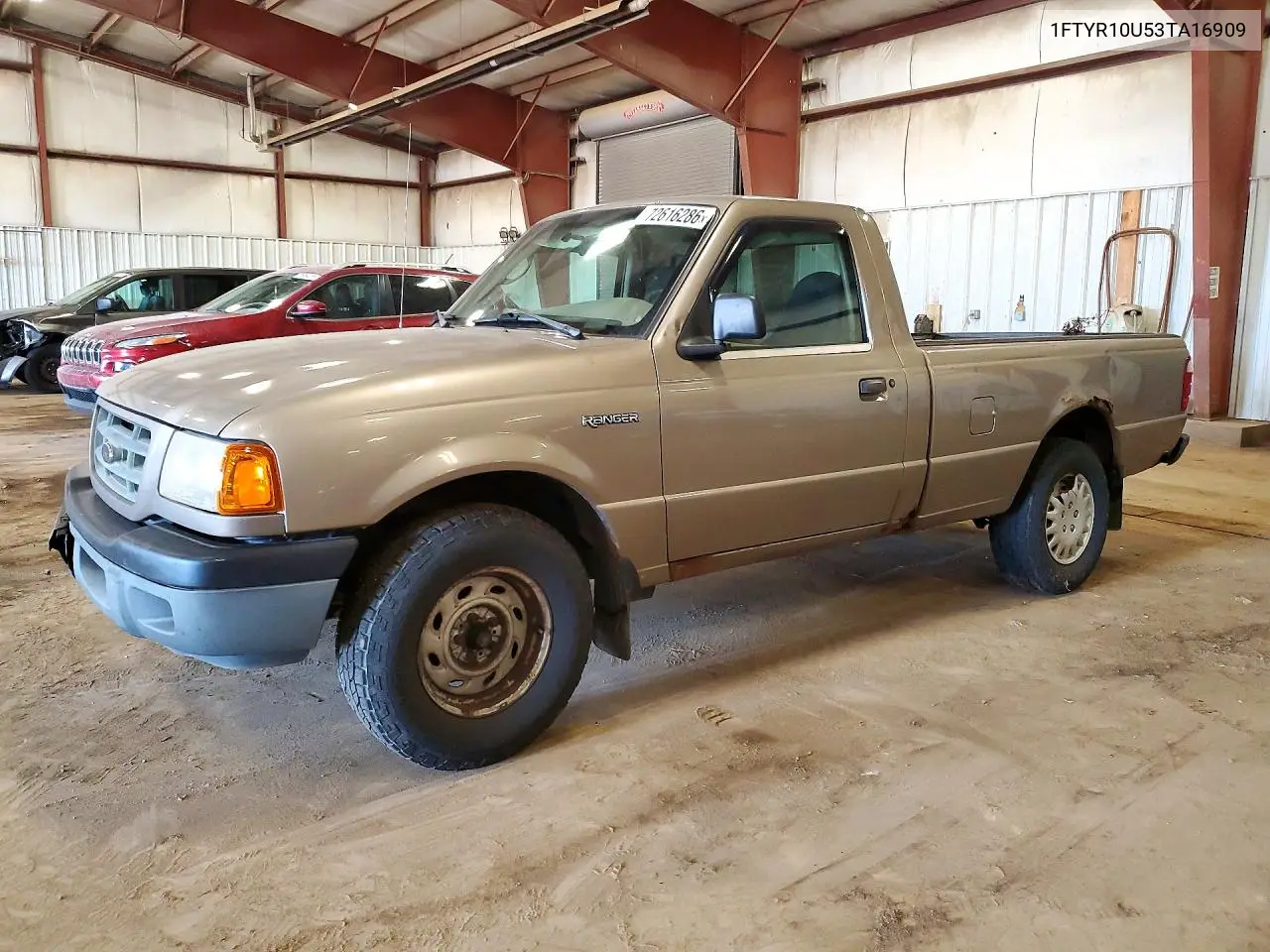 FORD RANGER 2003, VIN 1FTYR10U53TA16909