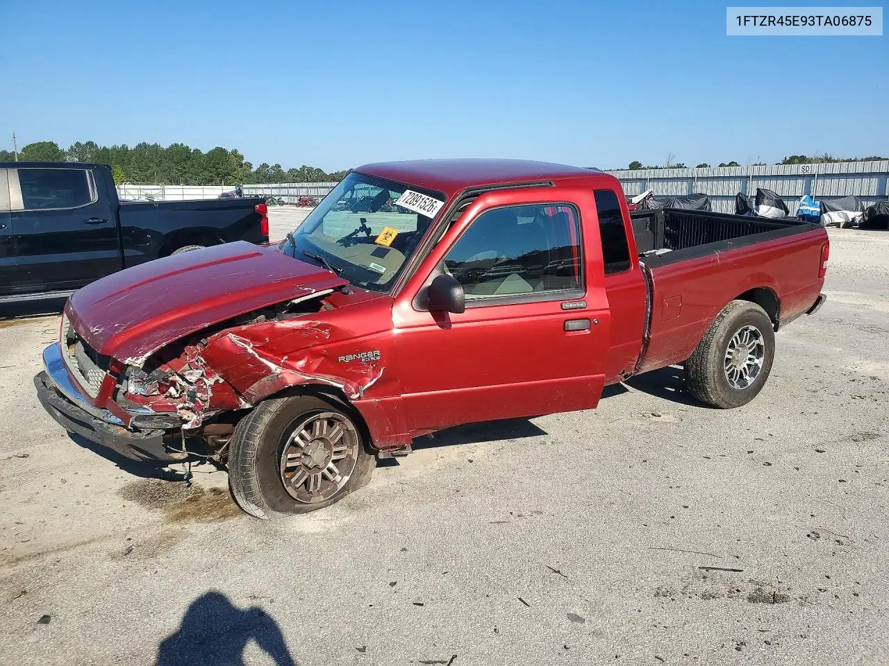 FORD RANGER 2003, VIN 1FTZR45E93TA06875