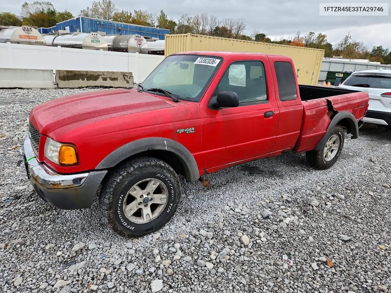 FORD RANGER 2003, VIN 1FTZR45E33TA29746