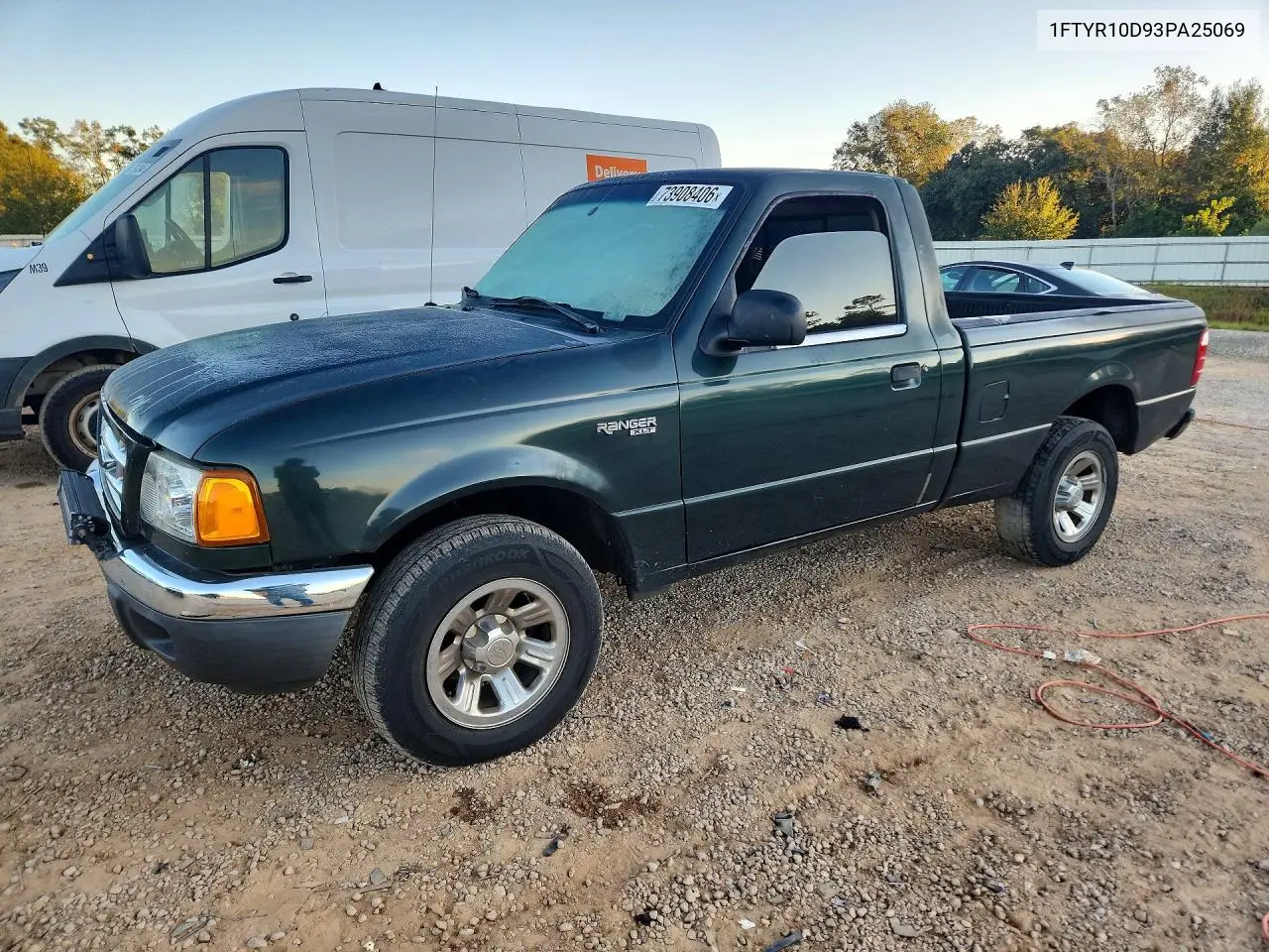 FORD RANGER 2003, VIN 1FTYR10D93PA25069