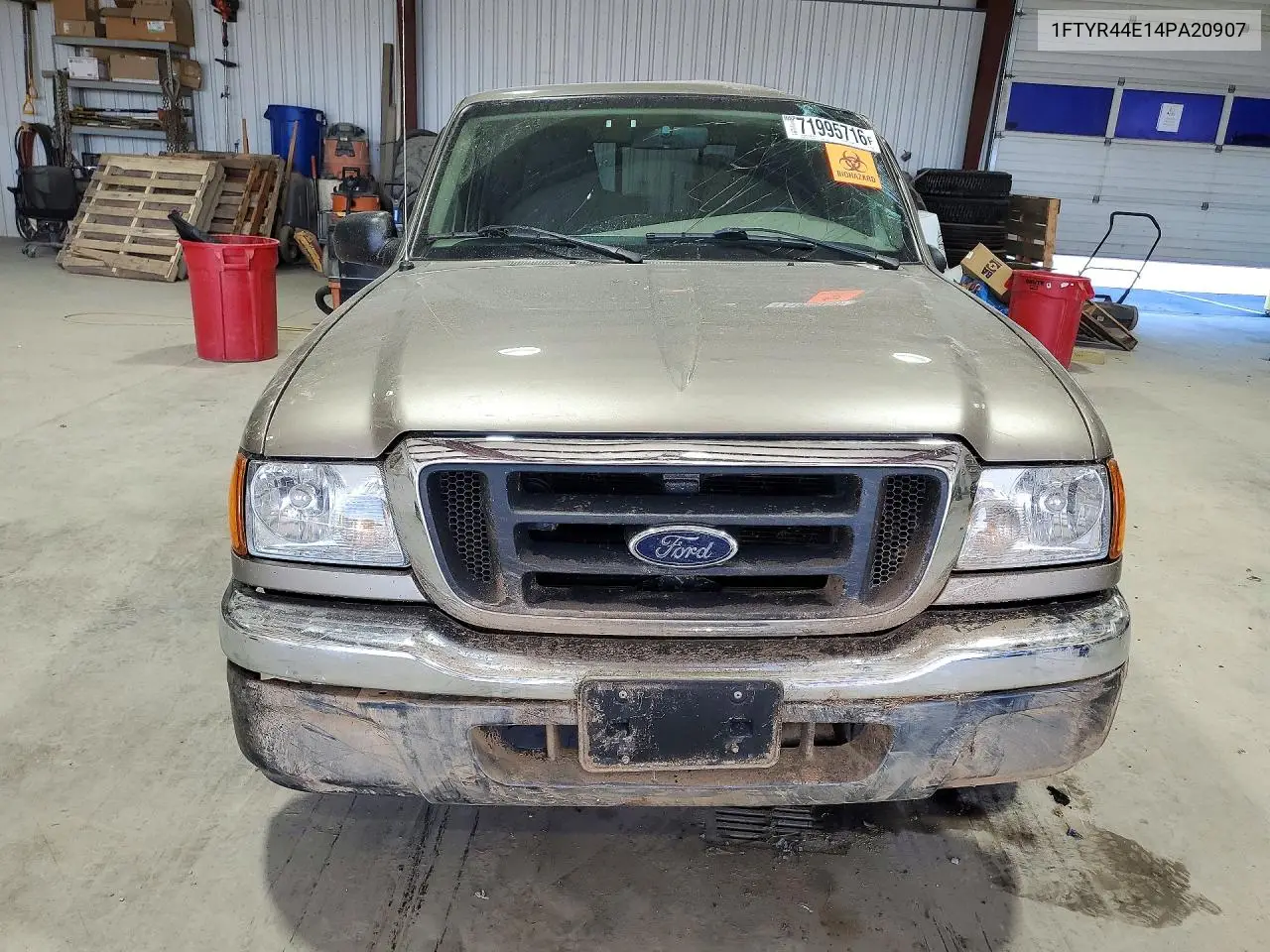 2004 FORD RANGER VIN 1FTYR44E14PA20907 — фото 5
