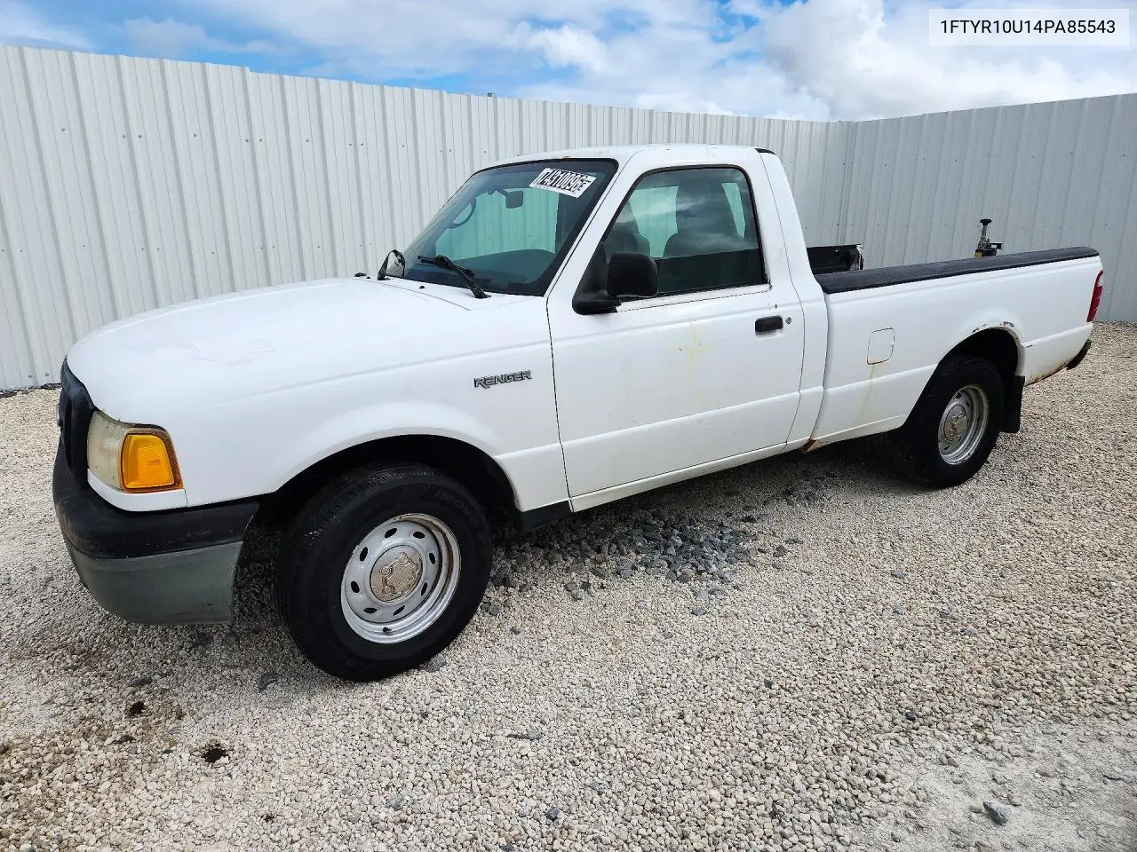 FORD RANGER 2004, VIN 1FTYR10U14PA85543