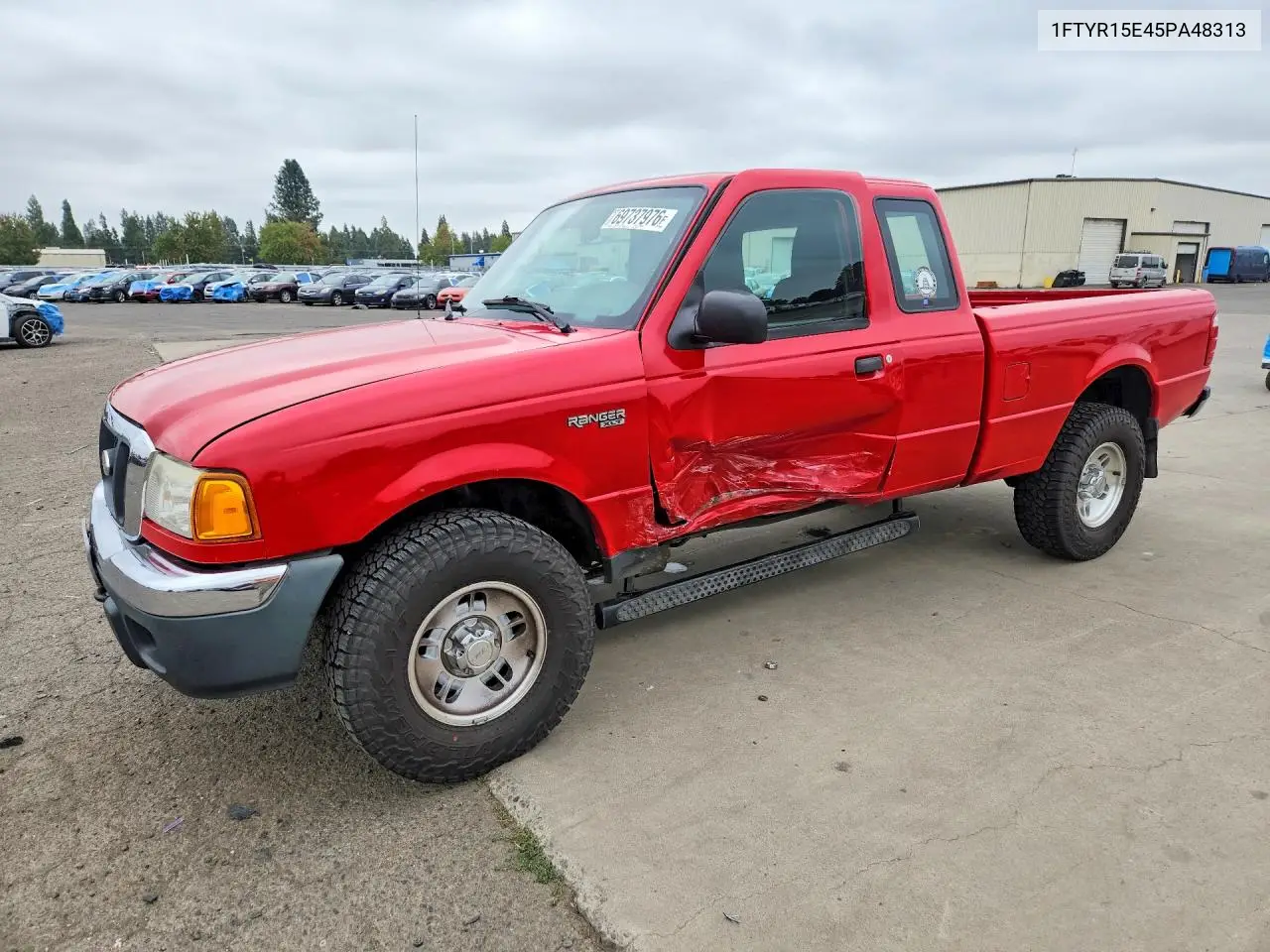 FORD RANGER 2005, VIN 1FTYR15E45PA48313