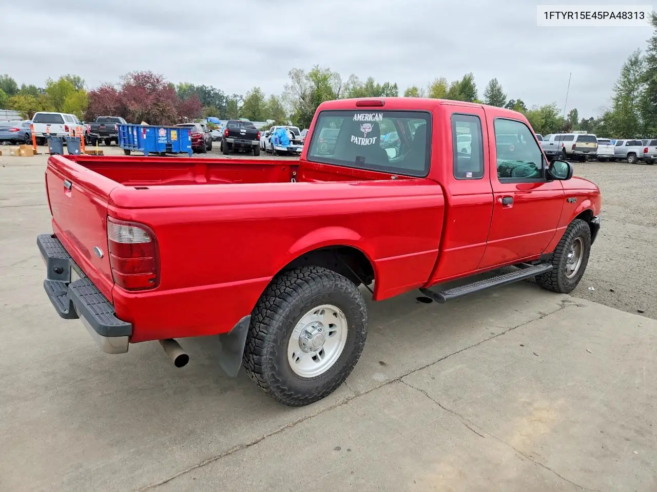 2005 FORD RANGER VIN 1FTYR15E45PA48313 — фото 3