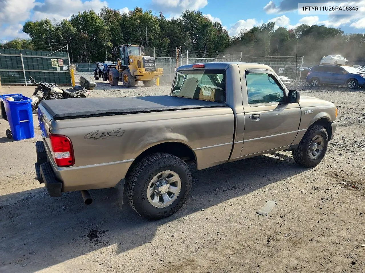 2006 FORD RANGER VIN 1FTYR11U26PA05345 — фото 3