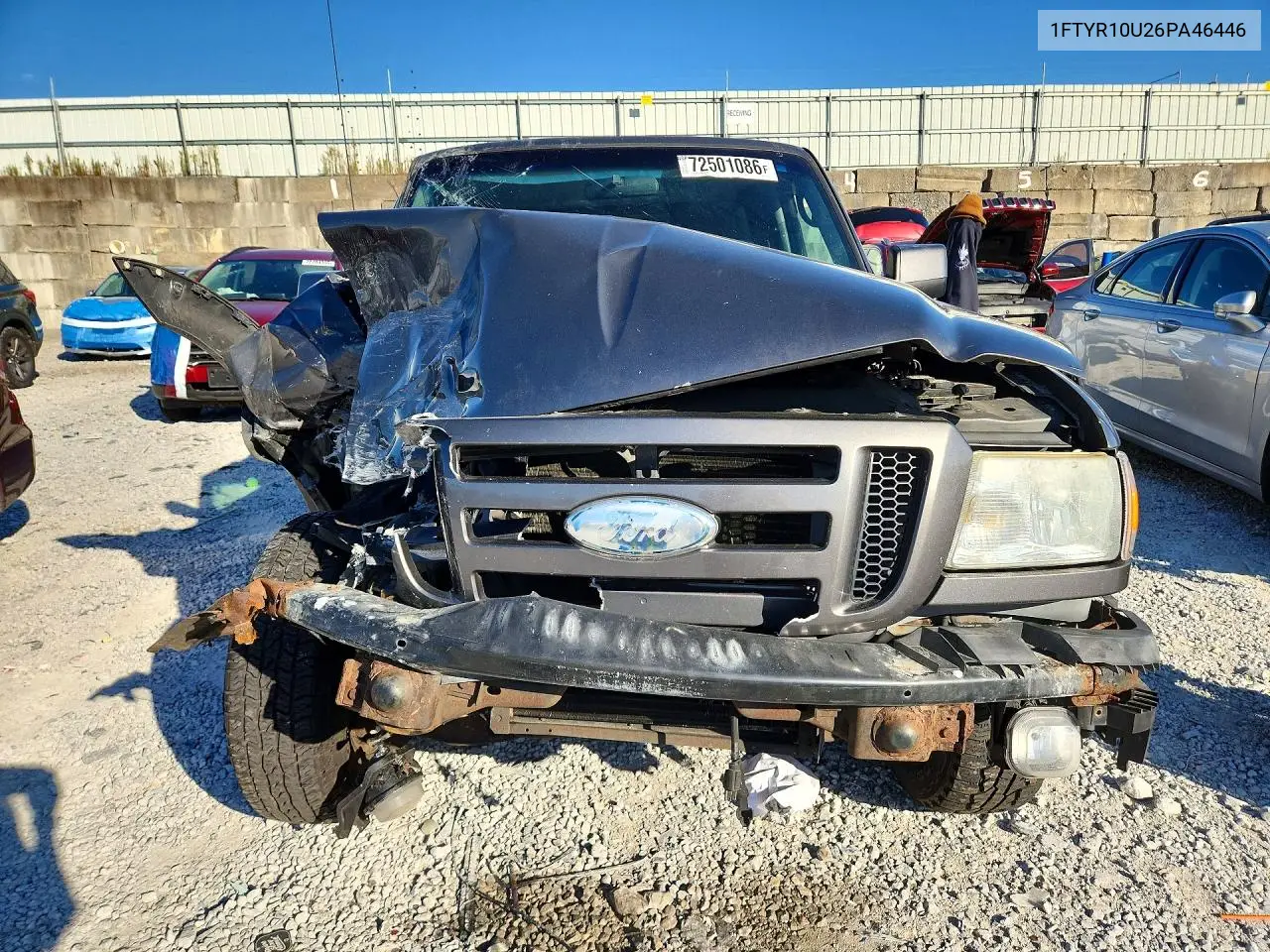 2006 FORD RANGER VIN 1FTYR10U26PA46446 — фото 5