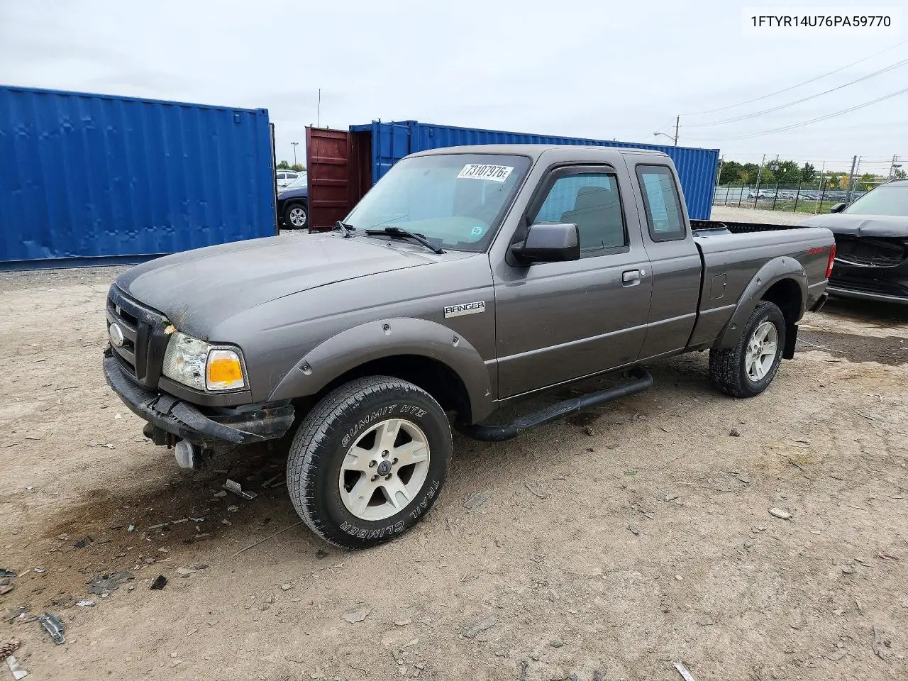 FORD RANGER 2006, VIN 1FTYR14U76PA59770