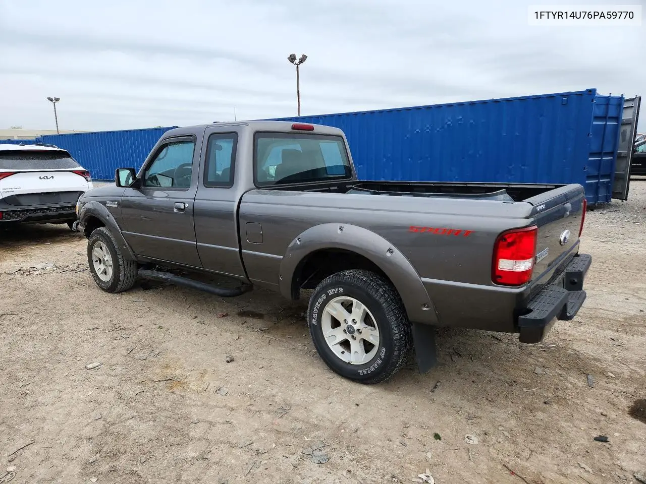 2006 FORD RANGER VIN 1FTYR14U76PA59770 — фото 2