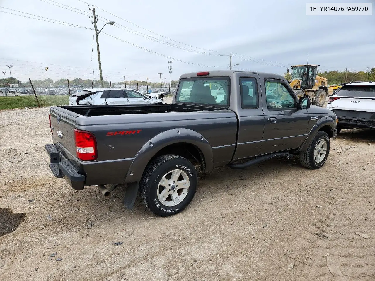 2006 FORD RANGER VIN 1FTYR14U76PA59770 — фото 3